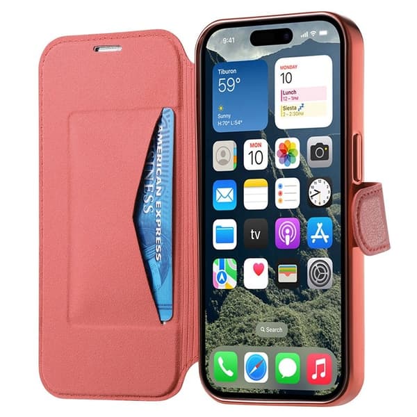 CASENEO Mobilskal till iPhone 16 Pro Max TPU Inre - Röd