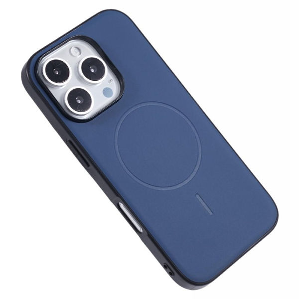 X-LEVEL Mobilskal till iPhone 16 Pro MagSafe PC TPU PU Blå