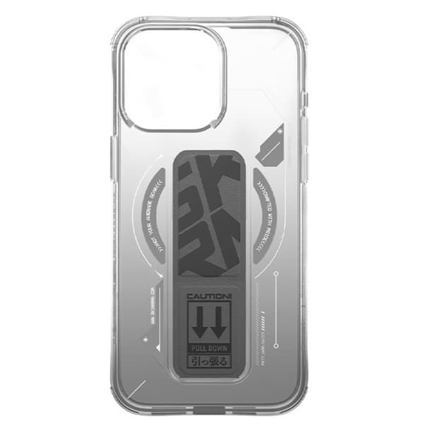 Skinarma telefontaske til iPhone 16 Pro Max MagSafe magnetisk grebstativ - Titanium