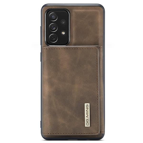 DG.MING M1 Series 2-in-1 Wallet Mobilskal för Samsung Galaxy A33 5G - Brun