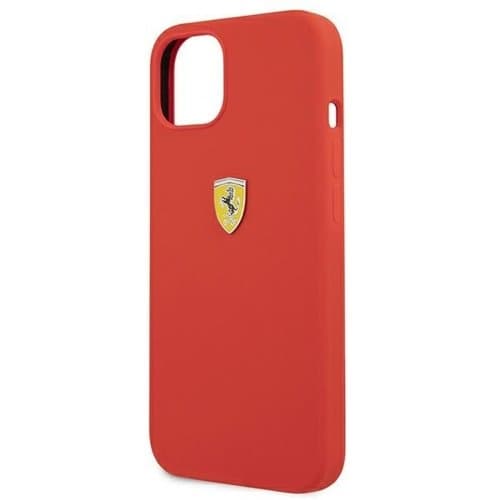 Ferrari Silikonikuori iPhone 13 mini - Punainen Red