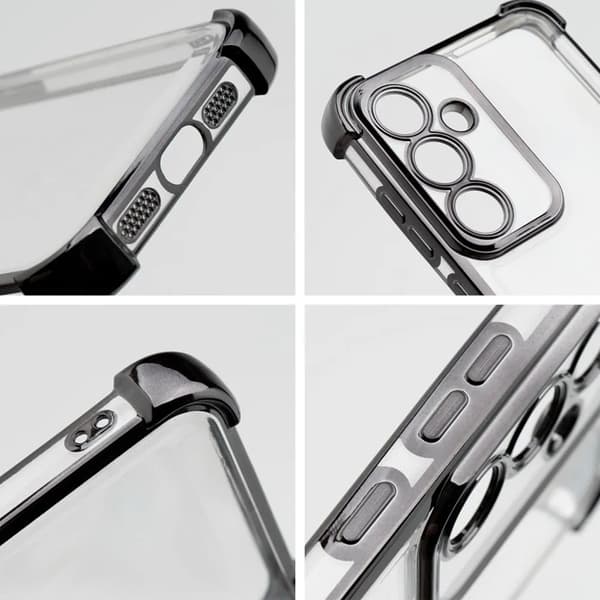 Telefontaske til Galaxy S25 Edge Antishock Electro - Sort Svart