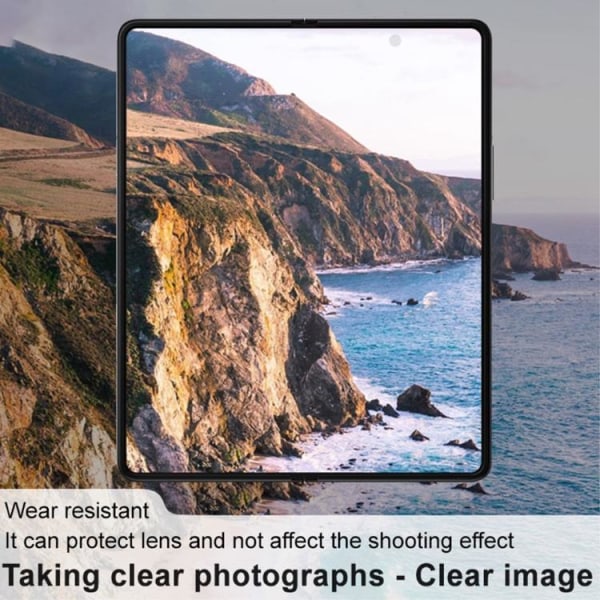 IMAK Galaxy Z Fold 4 -kameran linsskydd i härdat glas