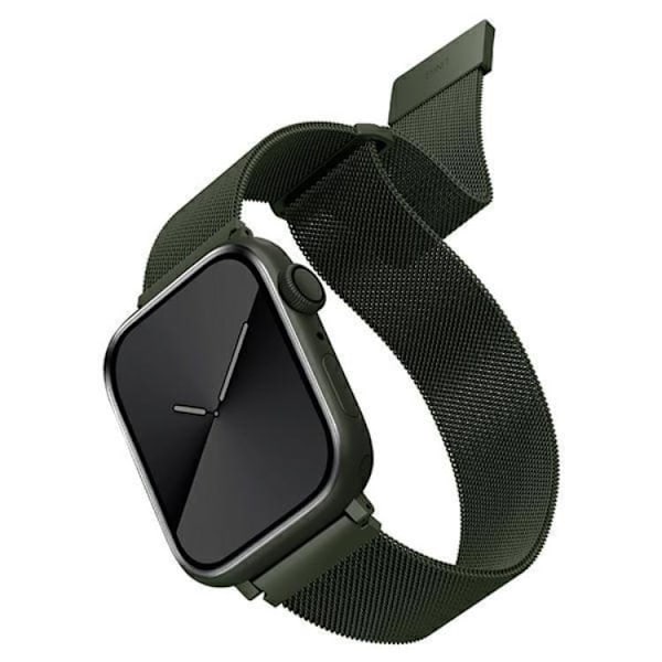 Uniq Apple Watch 4/5/6/7/SE (42/44/45mm) Armband Stainless Steel - Grön