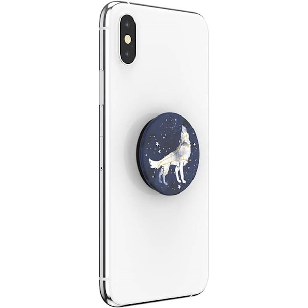 POPSOCKETS Sirius Wolf Avtagbart Grip med Ställfunktion