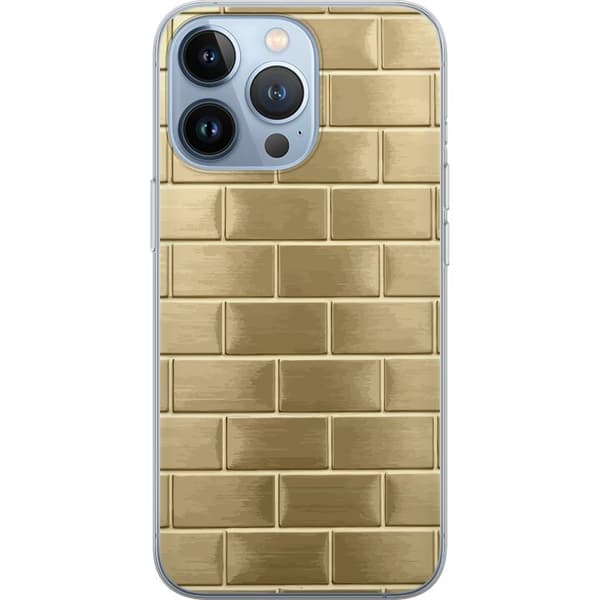 Mobilskal till Apple iPhone 13 Pro med Gyllene Murstenar