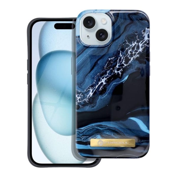 Forcell iPhone 15 -matkapuhelimen suojakuori Magsafe Mirage - Ocean Blue
