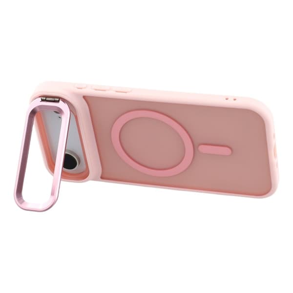 Mobilskal till iPhone Air MagSafe Lins Kickstand - Rosa Rosa