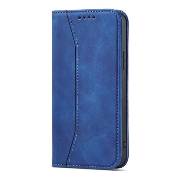 iPhone 12 Pro Max Wallet Case Magnet Fancy - Blå