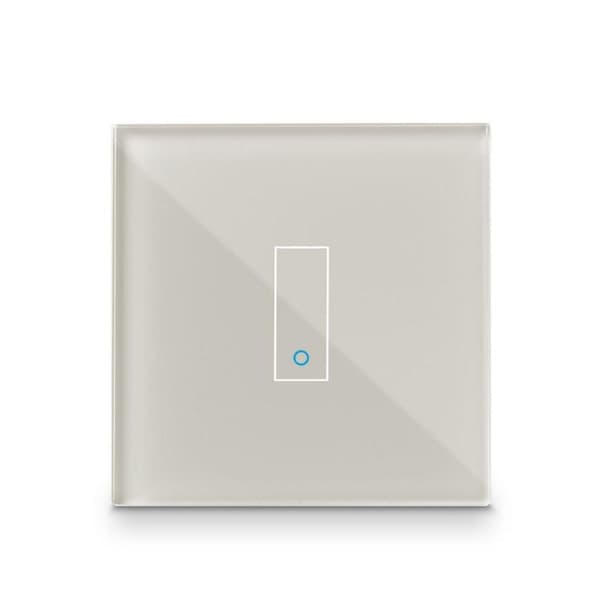 Iotty Smart Switch yhden painikkeen etupaneeli - syaani