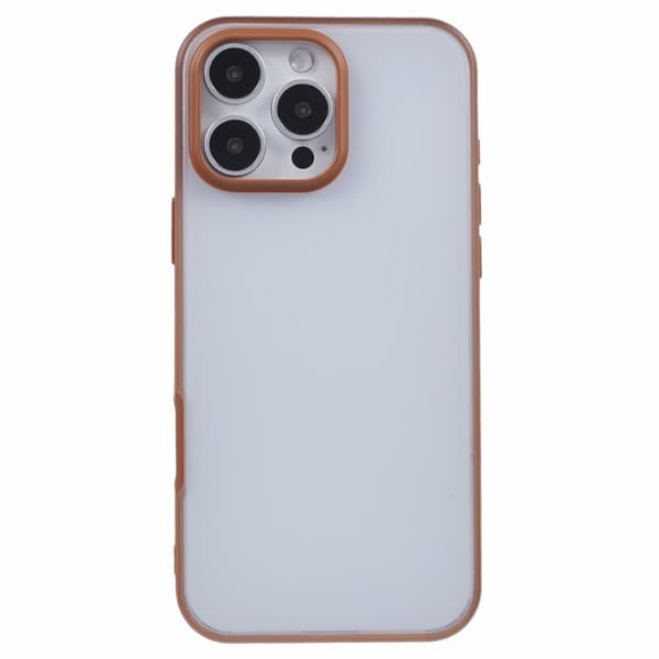 X-LEVEL Mobilskal till iPhone 16 Pro Max PC+TPU Frosted Guld