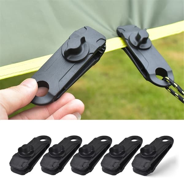 [5-pack] Utomhustält Presenning Vindtät Fast Spänne klämma