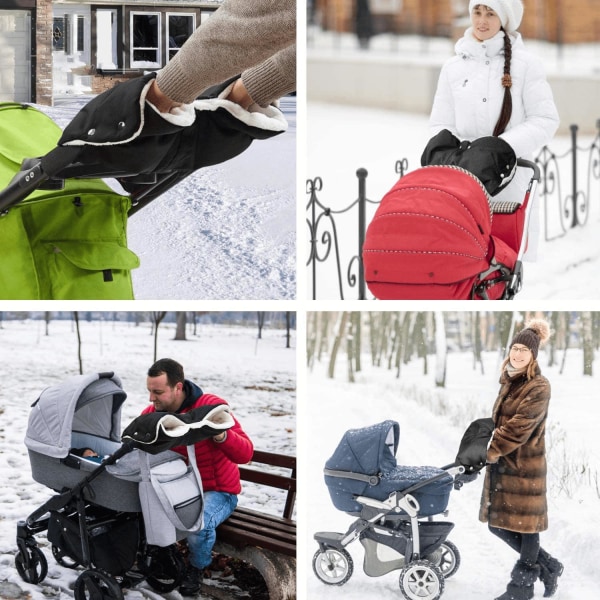 Handvärmare för barnvagn - Svart Svart