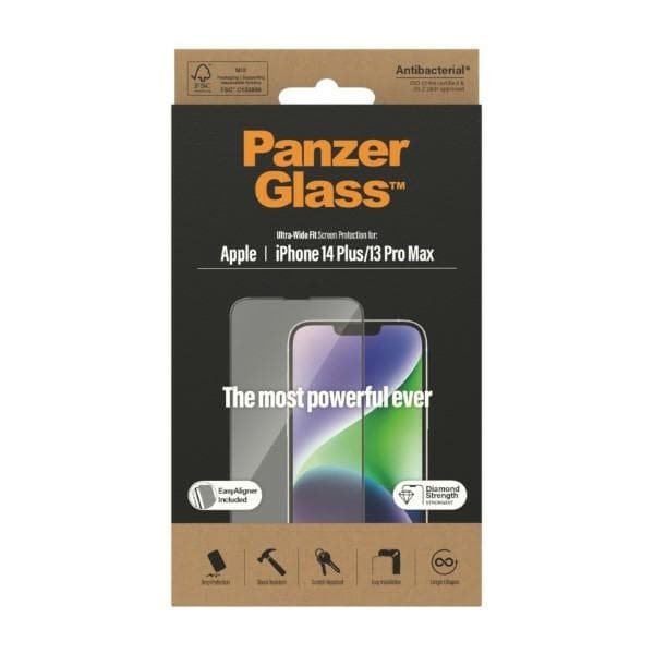 PanzerGlass iPhone 14 Plus/13 Pro Max Härdat Glas Skärmskydd