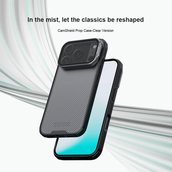 NILLKIN CamShield Prop Series Mobilskal till iPhone 17 Pro Klar TPU PC
