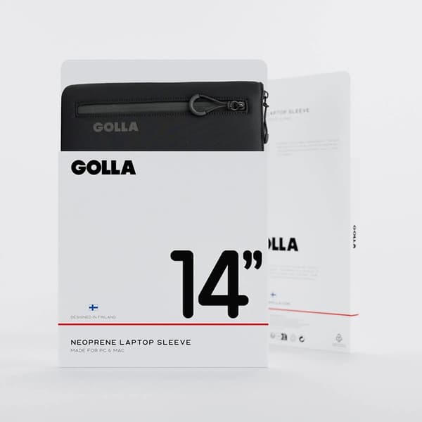 Golla Laptop Etui Metro Neopren 14" - Sort Black