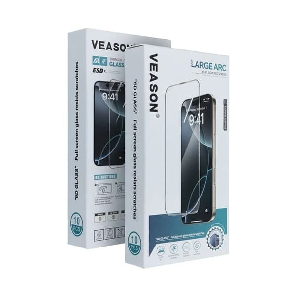 Veason Galaxy A54/S23 FE Härdat glas Skärmskydd 6D Pro (10in1) - Svart