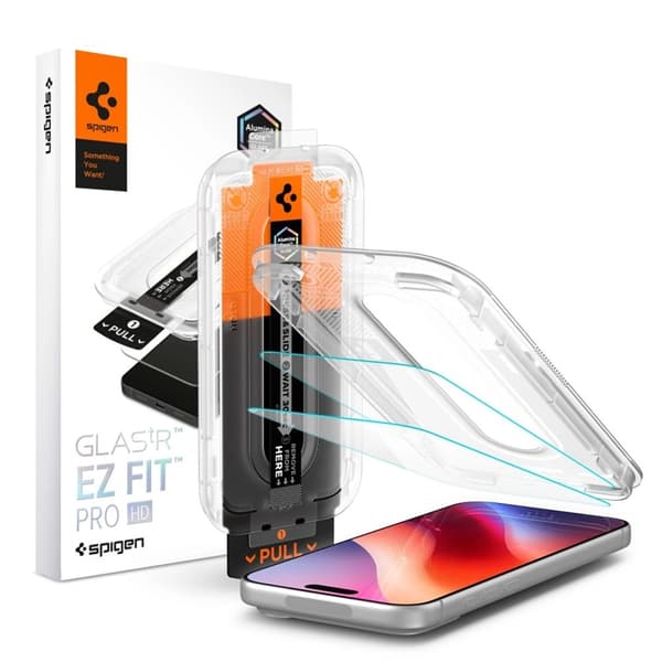 Spigen [2-Pack] Härdat Glas Skärmskydd För iPhone 18 Pro Max/17 Pro Max