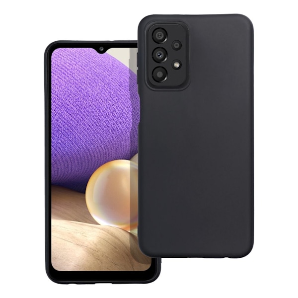 MATT skal för Samsung A23 5G svart Svart