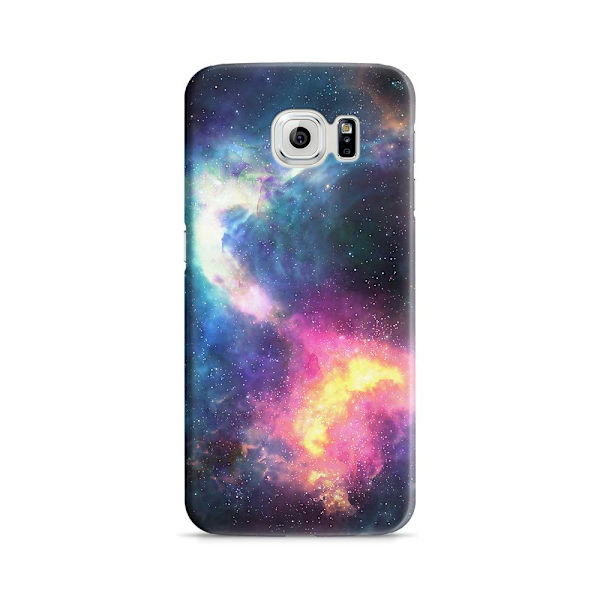 Skal till Samsung Galaxy S6 - Rymden - Svart/Blå