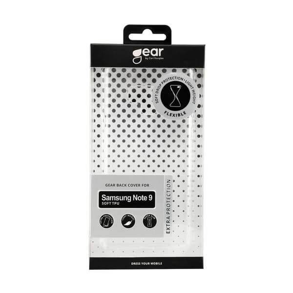 GEAR Mobiilikuori TPU Samsung Note 9 - Läpinäkyvä Transparent