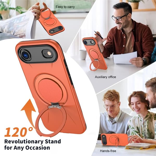Mobilskal till iPhone Air MagSafe Rotating Kickstand - Orange Orange