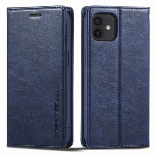 LC.IMEEKE iPhone 11 Plånboksfodral Konstläder - Blå