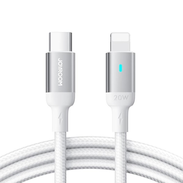 Joyroom A10 USB-C till Lightning kabel 20W 2m - Vit