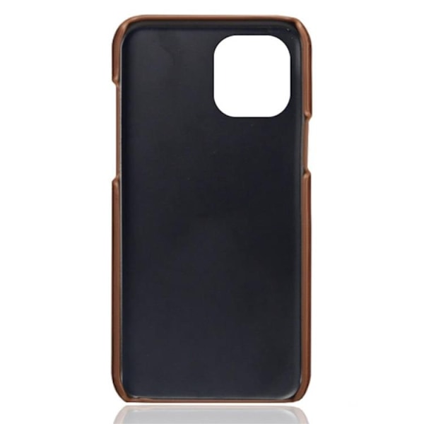 Retro Mobilskal med Kortplatser till iPhone XS Max - Brun Brun