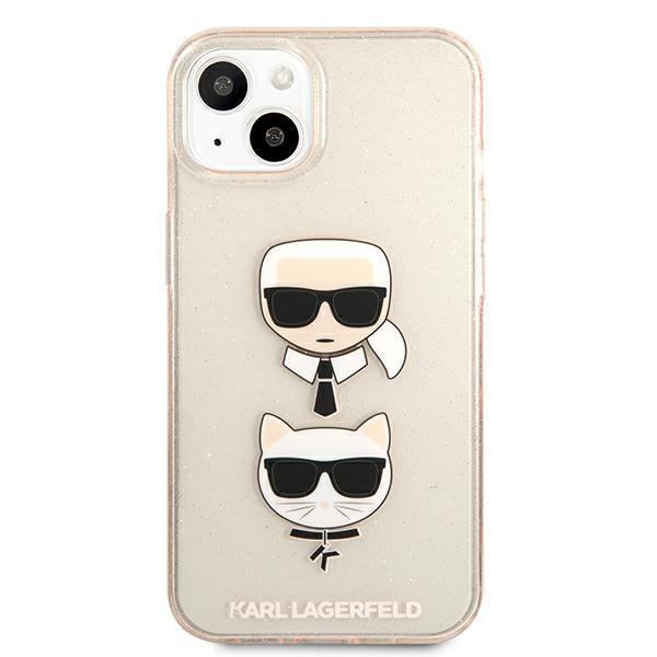 Karl Lagerfeld Glitter Karl`s & Choupette Case iPhone 13 mini -