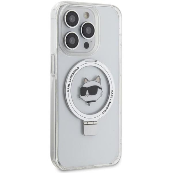 KARL LAGERFELD iPhone 15 Pro Max Mobilskal MagSafe Ringställ Choupette