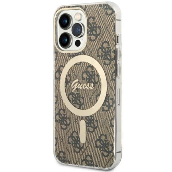 Guess Mobilskal till iPhone 13 Pro MagSafe - Brun Brun