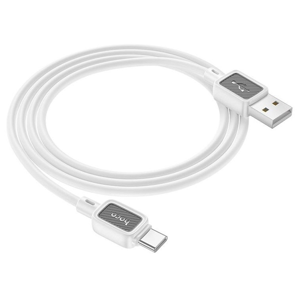 Hoco USB-A Till USB-C Kabel 3A 1m X108 - Vit Vit
