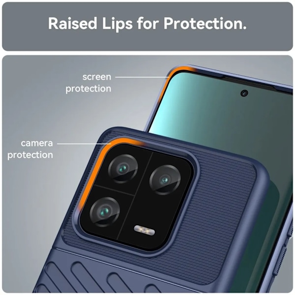 Xiaomi 13 Pro 5G Mobilskal Texturerat - Blå