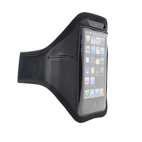 Urheiluranneke iPhone 5S / 5:lle (musta) Black