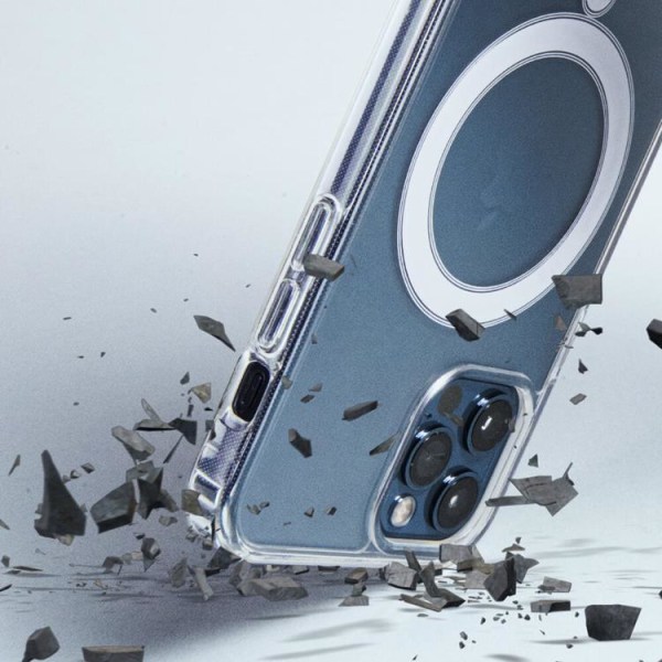 BOOM iPhone 15 Plus Mobile Case Magsafe TPU - Läpinäkyvä