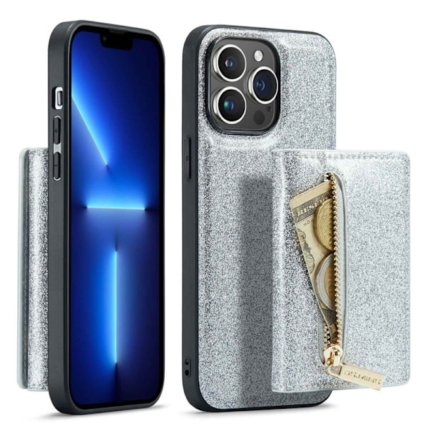 DG.MING M3 Series Mobilskal till iPhone 13 Pro 2-i-1 Silver