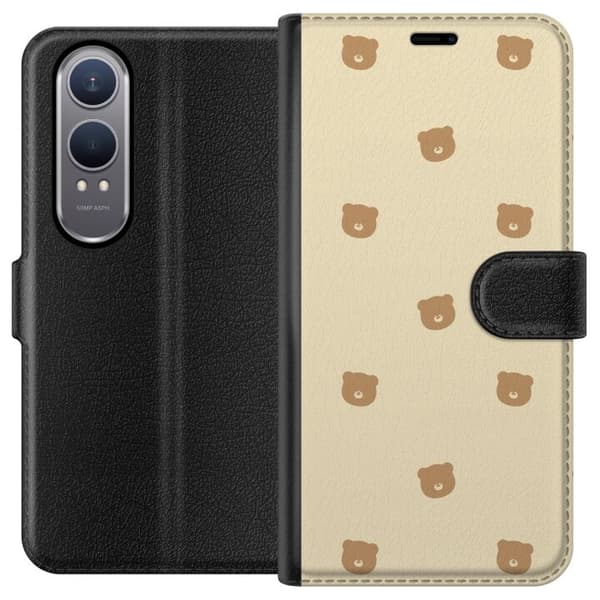 Plånboksfodral till OnePlus Nord CE4 Lite med Björnmönster
