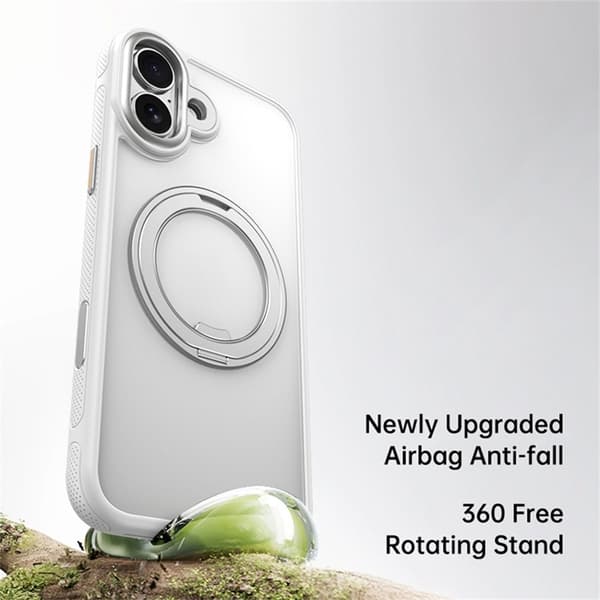 Mobilskal till iPhone 17 MagSafe Kickstand TPU PC - Vit Vit