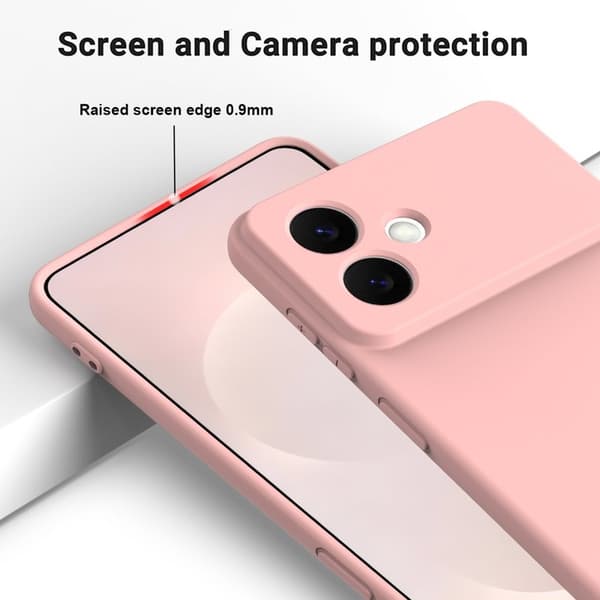 Samsung Galaxy S26 Edge Skal Flytande Silikon - Rosa