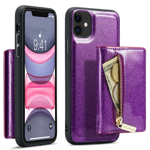 DG.MING M3 Series Mobilskal till iPhone 11 2-i-1 Lila