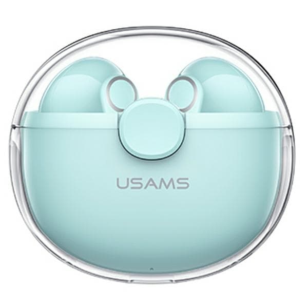 USAMS BU-serie Bluetooth Hörlurar 5.1 TWS - Grön