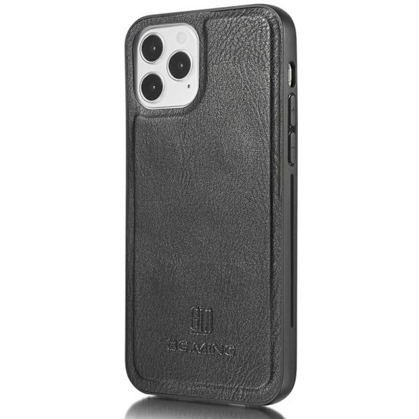 DG.MING iPhone 13 Pro Plånboksfodral Drop-resistant Äkta läder Svart