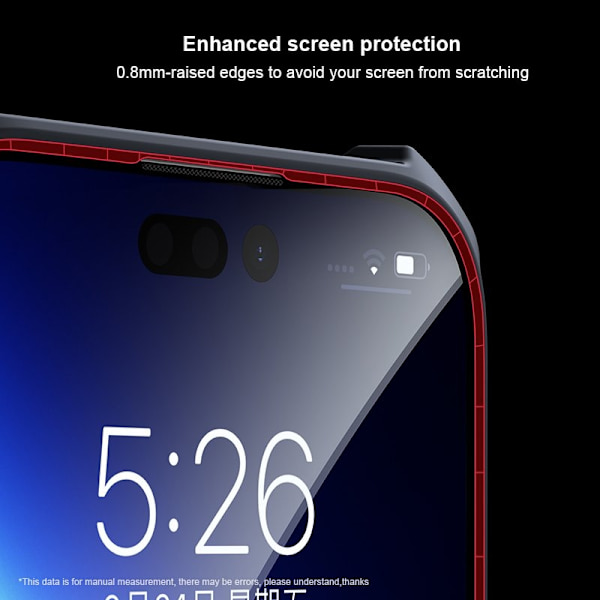 XUNDD Mobilskal till iPhone 15 Pro Drop-proof Skyddande - Svart