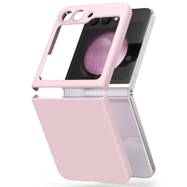 Ringke Galaxy Z Flip 5 -matkapuhelinsuojus, ohut magneetti - vaaleanpunainen