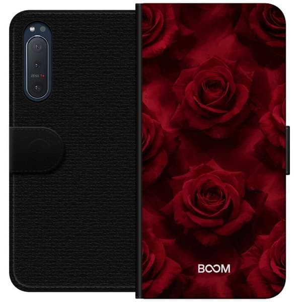 Pung Taske til Sony Xperia 5 II med Crimson Rose