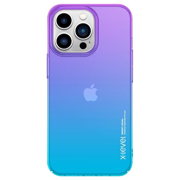 X-LEVEL Mobilskal till iPhone 15 Pro Max Colorful Series Lila