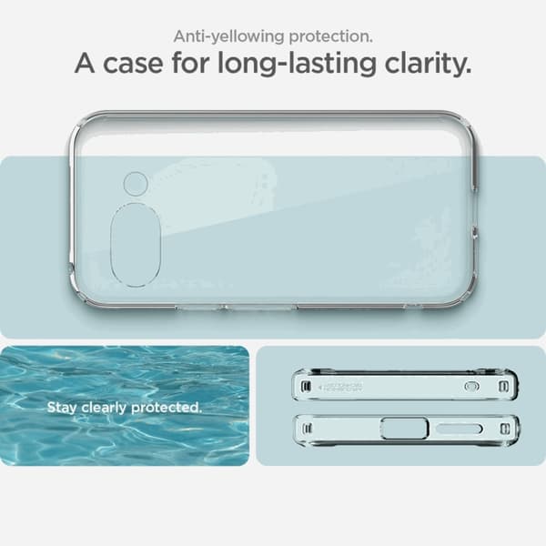 Spigen Mobilskal till Google Pixel 9a Ultra Hybrid - Crystal Clear Transparent