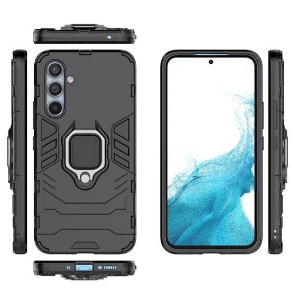 Galaxy A34 5G Mobilskal Ringhållare Kickstand - Svart Svart