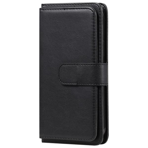 Samsung Galaxy S26 Plus Plånboksfodral Konstläder Ställ - Svart